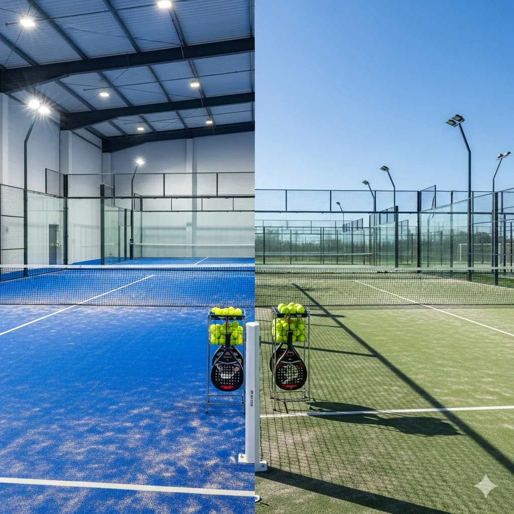 padel binnen of buiten
